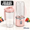 MixLeva - Liquidificador Portátil 400 ml com 2 copos
