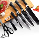 Kit de Facas Chef Completo 6 Peças – Corte Preciso PRO