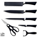 Kit de Facas Chef Completo 6 Peças – Corte Preciso PRO