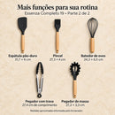 Essenza Completo 19 — Kit Premium de Utensílios de Cozinha