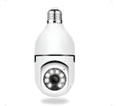 Kit com 4 Câmeras Lâmpadas de Segurança IP Wi-Fi 360° Full HD