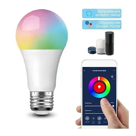 Lâmpada Smart Inteligente EWS 410 com 16 milhões de cores Wi-Fi compatível com Alexa Intelbras